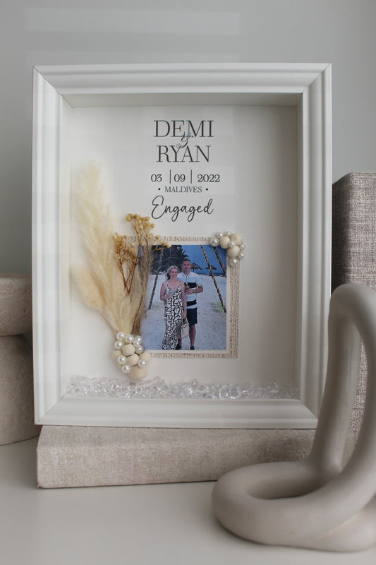 'Pampas Pearl' Photo Frame